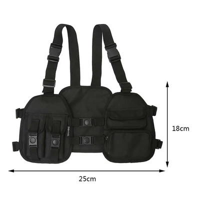 Pánska taška cez rameno Molle, odolná proti krádeži, Oxfordská denná taška cez rameno, nastaviteľná, multifunkčná, prenosná, ľahká, na turistiku a cestovanie