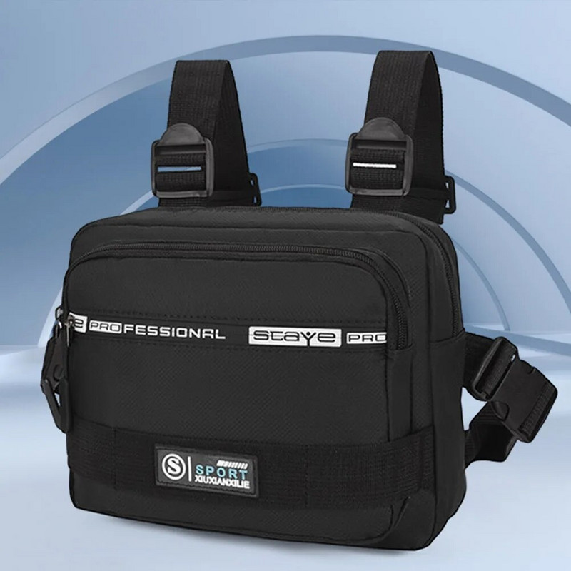 Pánska taška cez rameno Molle, odolná proti krádeži, Oxfordská denná taška cez rameno, nastaviteľná, multifunkčná, prenosná, ľahká, na turistiku a cestovanie