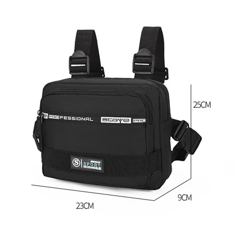 Pánska taška cez rameno Molle, odolná proti krádeži, Oxfordská denná taška cez rameno, nastaviteľná, multifunkčná, prenosná, ľahká, na turistiku a cestovanie