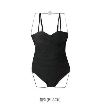 Koreai stílusú egyrészes fürdőruha női bélelt fürdőruha Push Up fürdőruha fürdőruha szexi női Monokini strandruha tömör fürdőruha