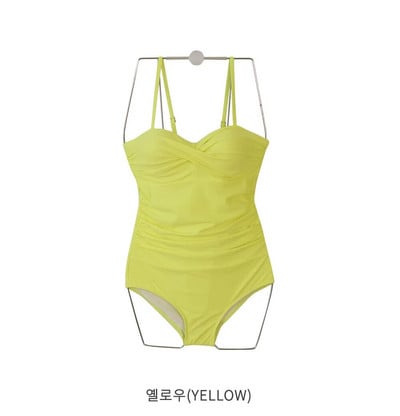 Koreai stílusú egyrészes fürdőruha női bélelt fürdőruha Push Up fürdőruha fürdőruha szexi női Monokini strandruha tömör fürdőruha