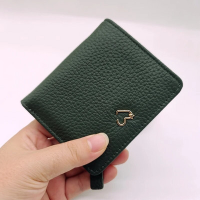  Dámske kabelky, krátke, tenké, malé, elegantné, vianočné, s jeleňmi, gombíky, dámske, držiak na karty, peňaženka, mince