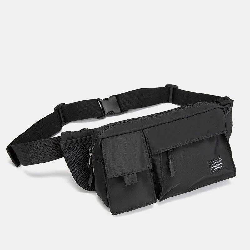 Pánska náprsná taška Essentials Malá brašňa Pánsky pás cez rameno Doprava zadarmo Dizajnérske balenie Pánske motocyklové bočné plátené tašky na opasok