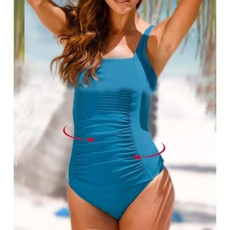 Costume de baie mari dintr-o singură piesă sexy Costum de baie de mărime mare închisă Costum de baie pentru corp negru 2024 Costum de baie pentru femei pentru piscină, plajă