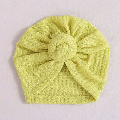 Turban cu gogoașă solidă șapcă pentru fetiță, iarnă, caldă, pălărie pentru sugari, elastică pentru nou-născut, turbane, bentite, accesorii pentru păr pentru bebeluși