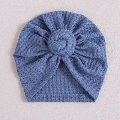 Turban cu gogoașă solidă șapcă pentru fetiță, iarnă, caldă, pălărie pentru sugari, elastică pentru nou-născut, turbane, bentite, accesorii pentru păr pentru bebeluși