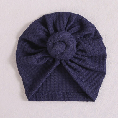 Turban cu gogoașă solidă șapcă pentru fetiță, iarnă, caldă, pălărie pentru sugari, elastică pentru nou-născut, turbane, bentite, accesorii pentru păr pentru bebeluși