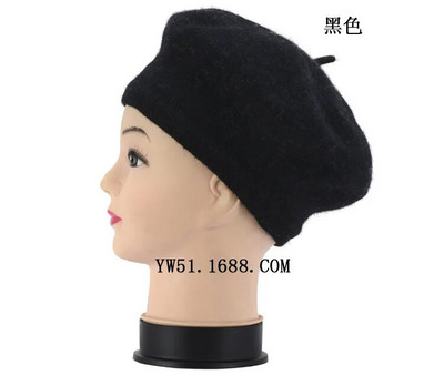 Beebid Lapsed Tüdrukud Barett Prantsuse Kunstnik Soe Villane Talvine Nokamüts Retro Vintage Tavaline Barett Ühevärviline Elegantne