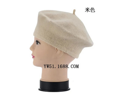Beebid Lapsed Tüdrukud Barett Prantsuse Kunstnik Soe Villane Talvine Nokamüts Retro Vintage Tavaline Barett Ühevärviline Elegantne