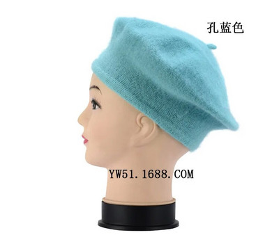 Beebid Lapsed Tüdrukud Barett Prantsuse Kunstnik Soe Villane Talvine Nokamüts Retro Vintage Tavaline Barett Ühevärviline Elegantne