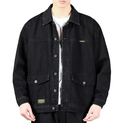 Palton pentru bărbați cu rever cu mâneci lungi cu un singur piept, cu nasturi, calduroase, casual, cu cusături ferme, pentru bărbați, de toamnă, pentru muncă