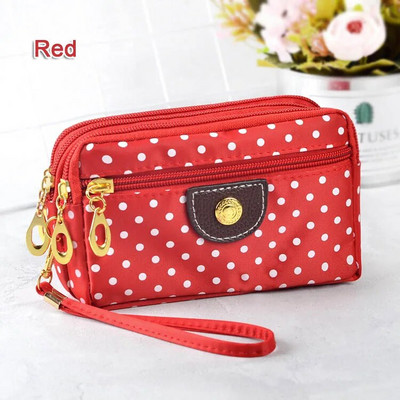 Mood Naised Rahakotid Väikesed käekotid Lõuend Dot Lady Tõmblukk Rahakotid Sidur Münt Rahakott Tasku Rahakott Kaardid Hoidikud Käekotid