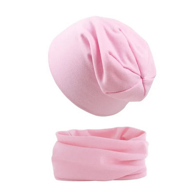 Set de eșarfe pentru pălărie nouă pentru bebeluși, băieți, fete, șapcă Hip Hop, toamnă, iarnă, moale, elastică, pălării, bonetă din bumbac, pentru nou-născut, accesorii calde