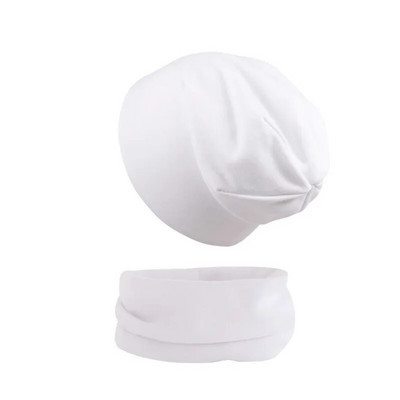 Set de eșarfe pentru pălărie nouă pentru bebeluși, băieți, fete, șapcă Hip Hop, toamnă, iarnă, moale, elastică, pălării, bonetă din bumbac, pentru nou-născut, accesorii calde