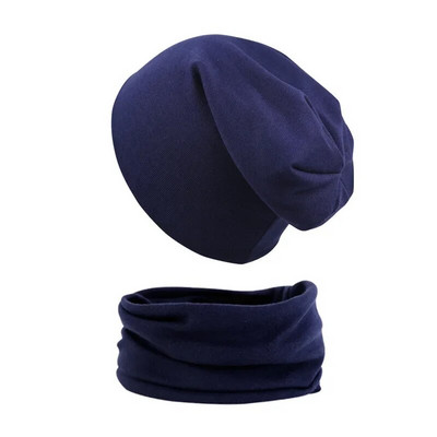 Set de eșarfe pentru pălărie nouă pentru bebeluși, băieți, fete, șapcă Hip Hop, toamnă, iarnă, moale, elastică, pălării, bonetă din bumbac, pentru nou-născut, accesorii calde