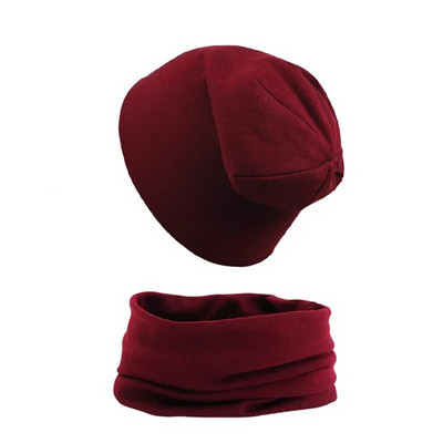 Set de eșarfe pentru pălărie nouă pentru bebeluși, băieți, fete, șapcă Hip Hop, toamnă, iarnă, moale, elastică, pălării, bonetă din bumbac, pentru nou-născut, accesorii calde