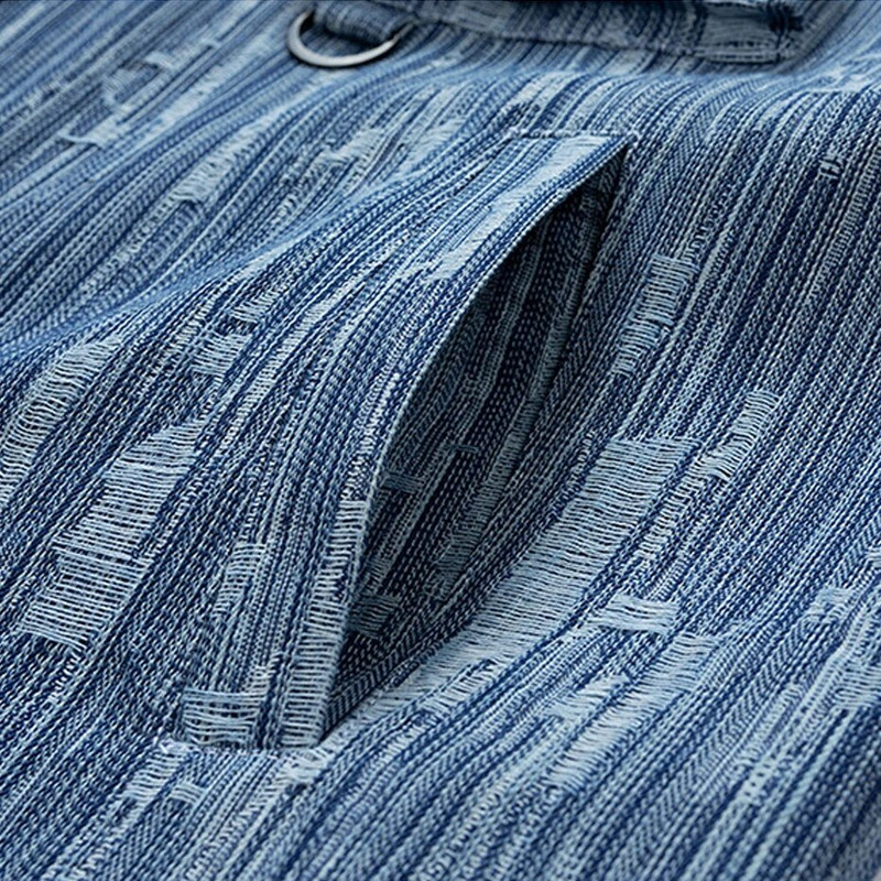 Pánska rifľová bunda Cargo Vintage Jean Coat Plus Size 8XL Módny ležérny rifľový kabát pre mužov, veľká veľkosť 8XL