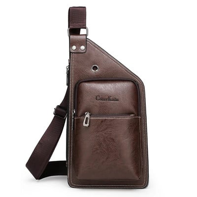 Celinv Koilm, marcă celebră, geantă pentru bărbați, din piele, pentru piept pentru bărbați, la modă, geantă de călătorie simplă, pentru tineret.