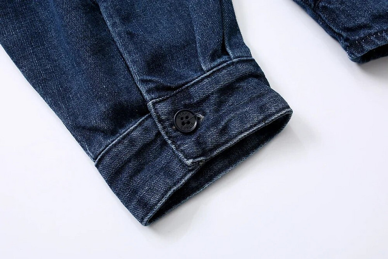 Mestské chlapčenské modré džínsové bundy Wtaps pre mužov a ženy, 1:1 prané jednoradové košele, kovbojské džínsy, kabáty, japonské