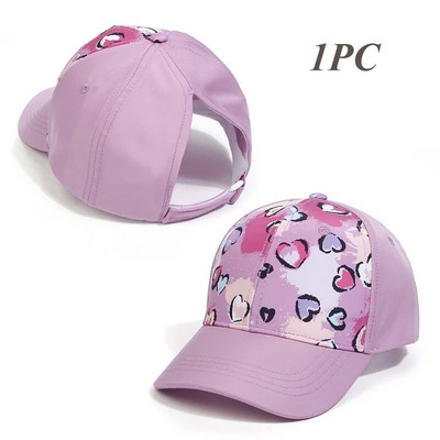 Detské baseballové čiapky pre dievčatá, doplnky pre letné deti, dievčenské slnečné klobúky, športové cestovné detské čiapky, nastaviteľné 53/56 cm