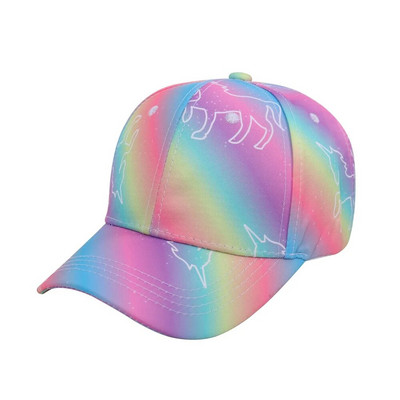 Detská detská baseballová čiapka s jednorožcom pre dievčatko a chlapca, jar/leto, slnečný klobúk s vyšívaným písmenom M, batoľacia, šiltovka so šiltom, кепка