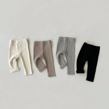 Παιδικά μωρά κολάν άνοιξη Κοριτσίστικα παντελόνια με ραβδώσεις νήπιο Casual elasticity Απλό Render Παντελόνι Αγόρια Βαμβακερό παντελόνι