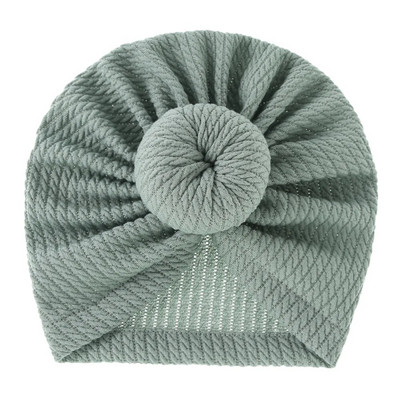 Graži spurga megzta kūdikių kepurė Miela vienspalvė kepurė kūdikiams mergaitėms berniukams turbanas minkštas naujagimių kepuraitės mezgimo kepuraitės galvos apdangalai