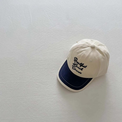 2023 Coreea litera pentru copii șepci de baseball modă toamnă băieți fete umbrelă de soare culoare asortată pălării cu limbă de rață șapcă cu vârf pentru bebeluși