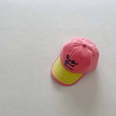 2023 Coreea litera pentru copii șepci de baseball modă toamnă băieți fete umbrelă de soare culoare asortată pălării cu limbă de rață șapcă cu vârf pentru bebeluși