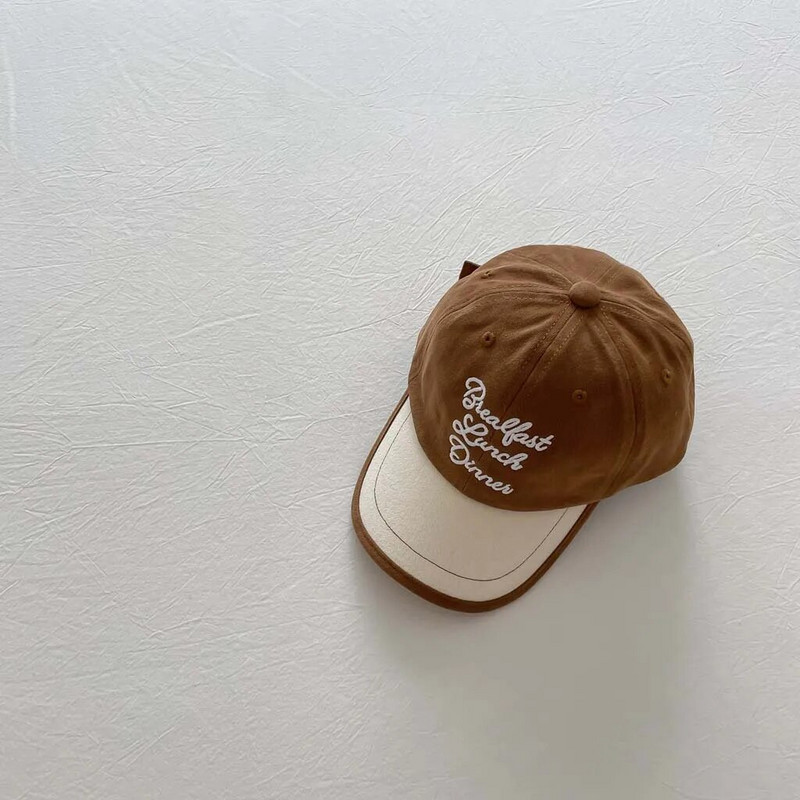 2023 Coreea litera pentru copii șepci de baseball modă toamnă băieți fete umbrelă de soare culoare asortată pălării cu limbă de rață șapcă cu vârf pentru bebeluși