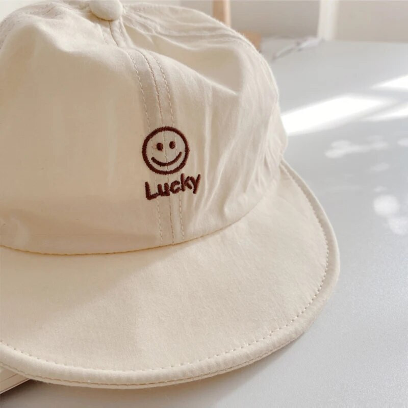 Jarné letné detské slnečné klobúky s krásnym úsmevom, detské chlapčenské dievčatá, mäkké šiltovky, baseballové čiapky, bavlnené jesenné detské šiltovky so šiltom