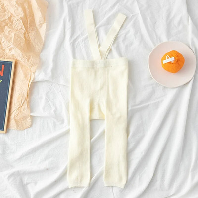 Modele spaniole de primăvară și toamnă, bretele cu talie înaltă, pantaloni tăiați, jambiere pentru bebeluși cu fundul mare, jambiere pentru bebeluși