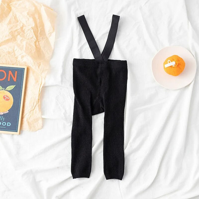 Modele spaniole de primăvară și toamnă, bretele cu talie înaltă, pantaloni tăiați, jambiere pentru bebeluși cu fundul mare, jambiere pentru bebeluși