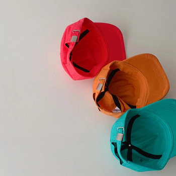 Есен Бебешки бейзболни шапки Шаблон за бродерия с букви Детска шапка за слънце Мода Пролет Лято Деца Момчета Момичета Шапки с върхове