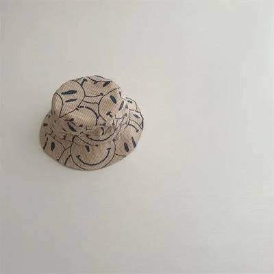 Roztomilý vzor detský klobúk s plnou potlačou a širokým okrajom pre chlapcov a dievčatá, ochrana pred slnkom, rybársky klobúk, detská plážová čiapka s panamskými čiapkami