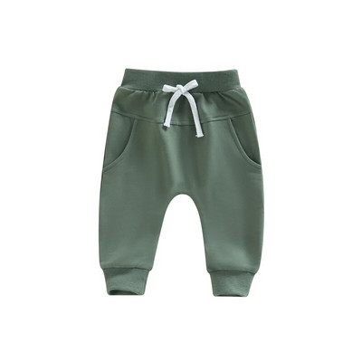 6 culori, primăvară, toamnă, copil nou-născut, băieți, fete, pantaloni, uni, buzunar cu șnur, pantaloni lungi, pantaloni pentru haine pentru bebeluși