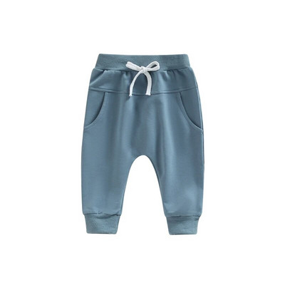 6 culori, primăvară, toamnă, copil nou-născut, băieți, fete, pantaloni, uni, buzunar cu șnur, pantaloni lungi, pantaloni pentru haine pentru bebeluși
