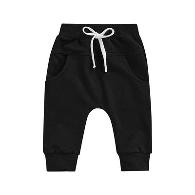6 culori, primăvară, toamnă, copil nou-născut, băieți, fete, pantaloni, uni, buzunar cu șnur, pantaloni lungi, pantaloni pentru haine pentru bebeluși