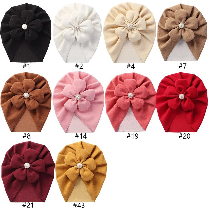 Krásna kvetinová detská čiapka, dievčenské turbanové čiapky z umelého kašmíru, detská čiapka, čiapka pre novorodencov, čiapka, zábaly do hlavy, detské vlasové doplnky.