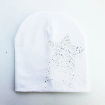 Detská jesenná hviezda diamantový kameň dievčenská čiapka pre chlapca čiapka pre deti bavlnená čiapka čiapka pre deti detská čiapka pre chlapca batoľa čiapka