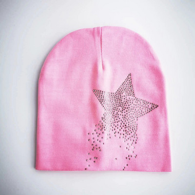 Detská jesenná hviezda diamantový kameň dievčenská čiapka pre chlapca čiapka pre deti bavlnená čiapka čiapka pre deti detská čiapka pre chlapca batoľa čiapka