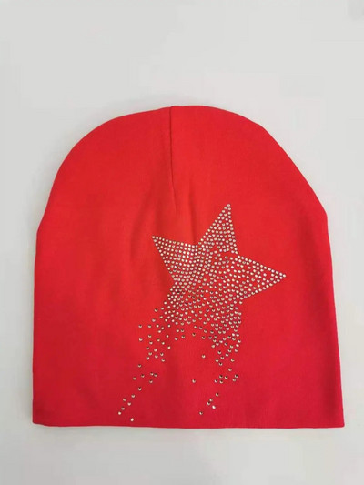 Detská jesenná hviezda diamantový kameň dievčenská čiapka pre chlapca čiapka pre deti bavlnená čiapka čiapka pre deti detská čiapka pre chlapca batoľa čiapka