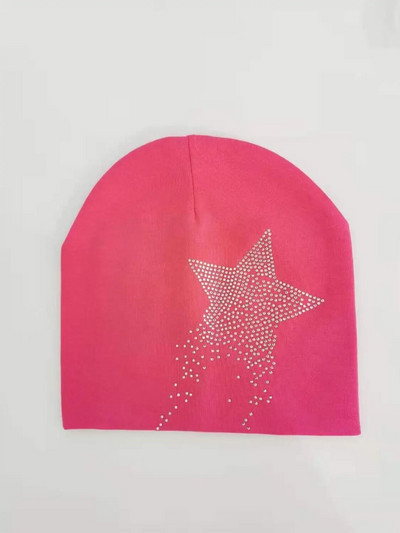 Detská jesenná hviezda diamantový kameň dievčenská čiapka pre chlapca čiapka pre deti bavlnená čiapka čiapka pre deti detská čiapka pre chlapca batoľa čiapka