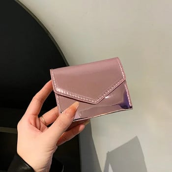 Обикновена модна дамска чанта за държач на карти Дамска чанта Портфейл за карти Модни малки чанти от изкуствена кожа за дамски чанти Поставка за удостоверения