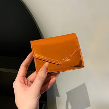 Обикновена модна дамска чанта за държач на карти Дамска чанта Портфейл за карти Модни малки чанти от изкуствена кожа за дамски чанти Поставка за удостоверения