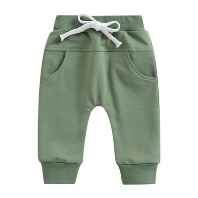 Copii Bebeluși Fete Băieți Pantaloni de trening Pantaloni Primăvara Vară Casual Talie elastică cu cordon Pantaloni uni cu buzunare pentru ocazional zilnic
