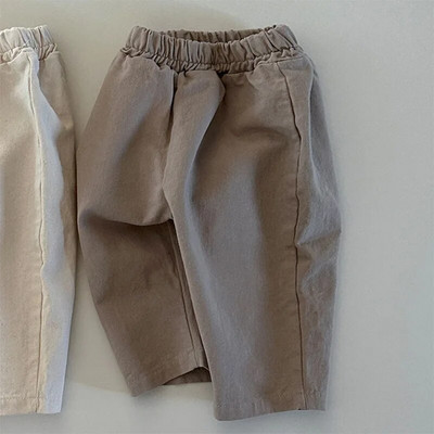Letné 2023 Nové detské ležérne nohavice Jednofarebné voľné nohavice pre dojčatá Tenké bavlnené batoľacie nohavice Chlapčenské dievčatká Harem nohavice Detské oblečenie