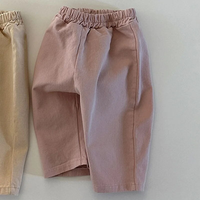 Letné 2023 Nové detské ležérne nohavice Jednofarebné voľné nohavice pre dojčatá Tenké bavlnené batoľacie nohavice Chlapčenské dievčatká Harem nohavice Detské oblečenie