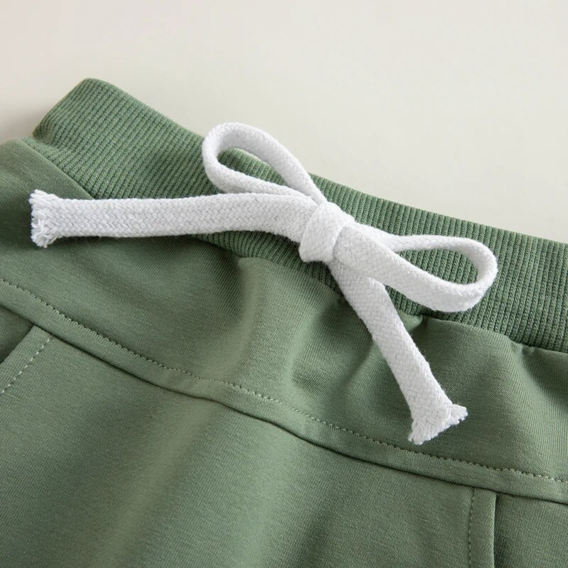 2022-12-12 Lioraitiin 0-3 ani Bebeluși băieți Pantaloni de sport cu talie elastică cu cordon Pantaloni solidi de toamnă buzunare Haine casual