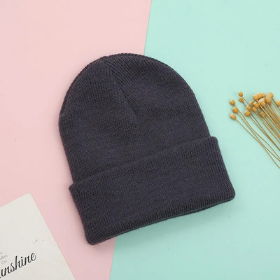 Rodič-dieťa Novorodenec Deti Dospelí Čiapka Zimná pletená čiapka Matka Deti Čiapka Dievčenská pevná háčkovaná čiapka Čiapka Infantil Vlnená Čiapka Skullies